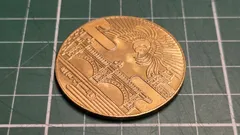 奉祝 天皇陛下御在位60年 記念メダル 昭和六十一年 鳳凰 二重橋 皇室のサムネイル