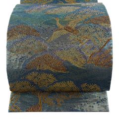 逸品】 佐波理綴 織の宝石 袋帯 葡萄文様 正絹 - メルカリ