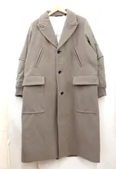 ★8844☆G-Star RAW ジースター Wool long coat 異素材ミックスウールロングコート D22031-B965-273　美品　ＸＬのサムネイル