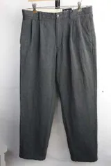 エディーバウアー Eddie Bauer 2タック ブラックデニム スラックス パンツ【34】【古着】【中古】【メンズ】【レディース】【ヴィンテージ】 【ビンテージ】 【vintage】おしゃれ アメカジ 男性 テーパード ズボン ワイド テーパード RRLのサムネイル