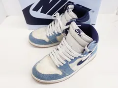 ★8811☆NIKE ナイキ AIR JORDAN 1 RETRO HIGH OG Denim エア ジョーダン 1 レトロ ハイ デニム FQ2947-100 スニーカー　26㎝のサムネイル