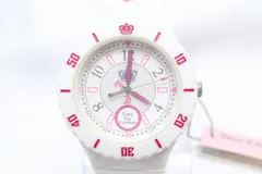 【W313-15】動作品 電池交換済 Juicy Couture ジューシークチュール Time For Couture 腕時計 JC.74.3.47.0336 ラバーベルト レディースのサムネイル