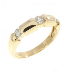K18YG パヴェ ダイヤモンド ピンキー リング 0.40CT - メルカリ