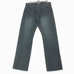 ◇ETERNAL 備中倉敷工房 千鳥格子 デニムパンツ ジャガード  スモールハウンドトゥース メンズ エターナル 日本製 岡山 ジーンズのサムネイル