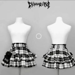 DimMoire PUNK フリル ミニスカート チェック - メルカリ