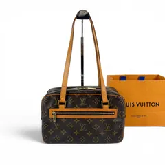 LOUIS VUITTON ルイヴィトン モノグラムレザー シテMM セミショルダーバッグ ブラウン 肩掛けのサムネイル