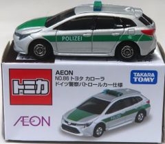 トミカ AEON No.86 トヨタ カローラ ドイツ警察パトロールカー仕様