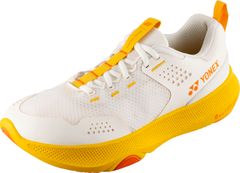 極美品 YONEX パワークッション 27cm トレーニングシューズ 白 黄 極美品 YONEX パワークッション 27cm トレーニングシューズ 白 黄