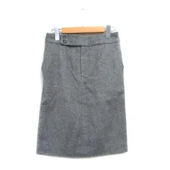 クローディピエルロ CLAUDIE PIERLOT タイトスカート ミニ ウール シンプル グレー /KT20のサムネイル