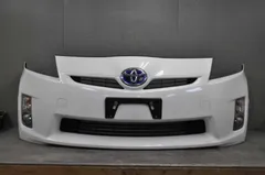 フロントバンパー Fバンパー フォグランプ ウィンカー クリアランスソナー付 040 白 (ZVW30) プリウス S 前期 52119-47080-A0 s025660Jのサムネイル