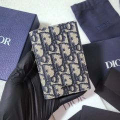 極美品】DIOR オブリーク ジャカード マネークリップ ブラック 正規品