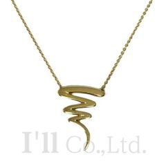 Tiffany&Co. ティファニー スクリブル ネックレス K18YG ブランド