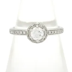 DAMIANI(ダミアーニ) リング美品  ミヌー 20091053 K18WG×ダイヤモンド ハーフダイヤ/中央1Pダイヤ0.26カラットのサムネイル