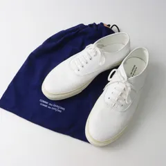 近年モデル コムコム コムデギャルソン COMME des GARCONS スピングル SPINGLE ホワイトレザー スニーカー 24cm／【2400015059082】のサムネイル
