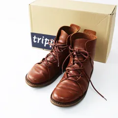 定番アイテム トリッペン trippen​ NOMAD ノマド レザー レースアップブーツ 36/23-23.5cm ブラウン┃【2400015049755】のサムネイル