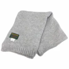 ツイードミル TWEEDMILL ニットマフラー ストール ローゲージ ロング ウール 65-180 グレーのサムネイル