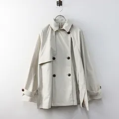 美品 近年 アーヴェヴェ a.v.v ミドルトレンチコート S ベージュ／アウター ブルゾン オーバーサイズ【2400015062433】のサムネイル