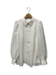 VALENTINO ROMA ヴァレンティノ シアー ブラウス バルーン袖 - メルカリ