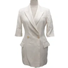 ステラマッカートニー STELLA McCARTNEY テーラードジャケット 半袖 ブレザー ダブル 2B 38 アイボリー 463697 SIB10のサムネイル