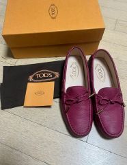 新品】TOD'S フリンジ チャンキーヒール ミュール サンダル 26.5cm