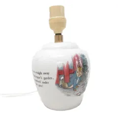 ピーターラビット ランプ台 照明 陶器 ジャンク品 - メルカリ