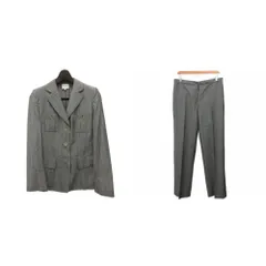 アルマーニ コレツィオーニ ARMANI COLLEZIONI セットアップ スーツ フォーマル テーラードジャケット スラックス ブレザー パンツ ストライプ グレーのサムネイル