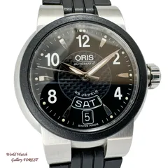 【ORIS オリス☆TT1 デイデイト】7523-44 中古 メンズ腕時計 自動巻き ブラック文字盤☆Aランク☆のサムネイル