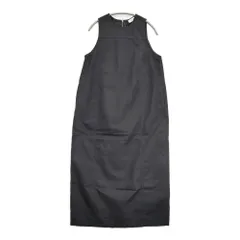 sacra コットンリネンギャバジン ワンピース 定価47300円 サイズ38 ノースリーブ ワンピース ブラック レディース サクラ【中古】6-0626S♪のサムネイル