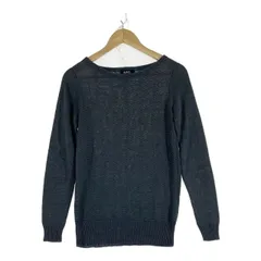 A.P.C. アーペーセー XS レディース 長袖ニット  ネイビーグレー シンプル 20250110_0005-Rのサムネイル
