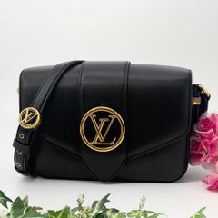 定価42万 Louis Vuitton ポンヌフ ショルダーバッグ ブラック - メルカリ