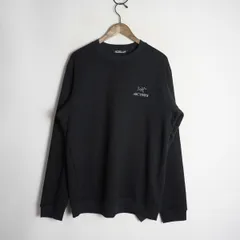 国内正規 極美品 25AW ARC'TERYX アークテリクス EMBLEM FLEECE CREW エンブレム フリース クルー スウェット X000009787 黒 4416Q♪のサムネイル