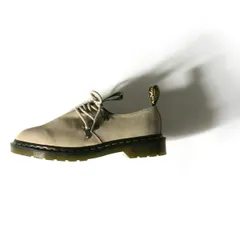 【新品】 ENGINEERED GARMENTS × Dr.Martens ／ エンジニアドガーメンツ × ドクターマーチン　1461 3ホール シューズ イングランド製 スエード レザー ベージュ ｜ オールシーズンのサムネイル