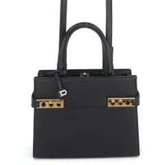 デルヴォ― ハンドバッグ タンペート クラッシュ スモール AA0646BQS099ZDO Delvaux 2way 黒 デルボー アウトレット品のサムネイル