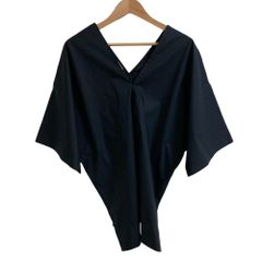 MARC LE BIHAN 変形 ポンチョ風 カシュクール シルクブラウス - メルカリ