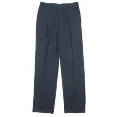 美品 ARMANI COLLEZIONI アルマーニコレッツォーニ スラックスパンツ タック センタープレス フォーマル 48 ブラック メンズ 古着 中古 USEDのサムネイル