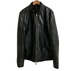 ARMANI JEANS キルティング レザージャケット - メルカリ