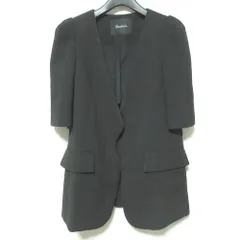 美品 25AW Diagram ダイアグラム グレースコンチネンタル パフスリーブジャケット 0325301313 サイズ36 ブラック レディース 古着 中古 USEDのサムネイル