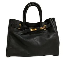美品 sita parantica シータパランティカ レザー トートバッグ ブラック レディース 古着 中古 USEDのサムネイル
