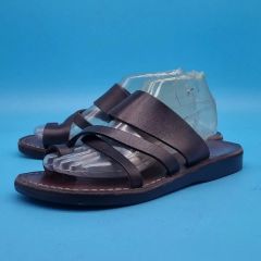 【新品未使用】TATAMI タタミ ミシシッピ 40 レザー チョコ サンダル 新品未使用】TATAMI タタミ ミシシッピ 40 レザー チョコ サンダル
