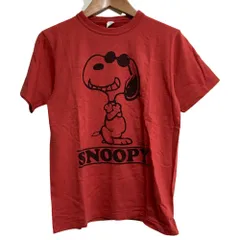 未使用 WAREHOUSE ウェアハウス ピーナッツコラボ スヌーピー Tシャツ サイズXS レッド  レディース 古着 中古 USEDのサムネイル