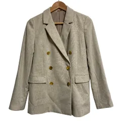 良品 24AW SNIDEL スナイデル ダブルジャケット SWFJ244076 サイズ1 ベージュ レディース 古着 中古 USEDのサムネイル