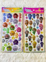 セール価格‼️【2点セット】うるちゅるポップシール　カラフルピーチ2種類のサムネイル