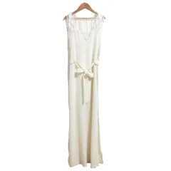 良品 aliceMcCALL アリスマッコール Morning Broken Dress ノースリーブ マキシドレス ワンピース US8 ホワイト レディース 古着 中古 USEDのサムネイル