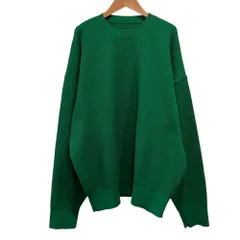 美品 23SS stein シュタイン OVERSIZED WAFFLE KNIT LS ワッフルニット セーター ST.540 サイズM グリーン メンズ 古着 中古 USEDのサムネイル