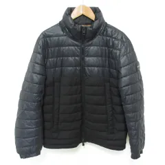 美品 HUGO BOSS ヒューゴボス eco insulation ナイロンウール切替 エコパデッドジャケット FR46 ブラック メンズ 古着 中古 USEDのサムネイル