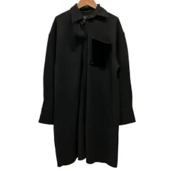 美品 24AW HARDY NOIR アルディーノアール ウールジャージシャツワンピース 24040208106030 サイズF ブラック レディース 古着 中古 USEDのサムネイル