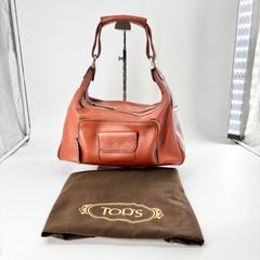 レディース ✨美品✨トッズ Gライン トートバッグ PVC レザー オレンジ 