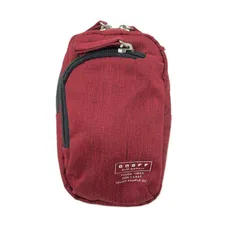 中古 オノフ ONOFF マルチケース 杢レッド 赤 ボールポーチ 小物入れ マルチポーチのサムネイル