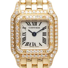 カルティエ パンテール ミニ ウォッチ 腕時計 WF3141B9 ホワイト ゴールド K18YG イエローゴールド レディース CARTIER【252-78478】のサムネイル