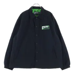 CHALLENGER (チャレンジャー) ×MAGIC NUMBER(マジックナンバー) ワッペン付き 総柄ライナー コーチジャケット ブラックのサムネイル